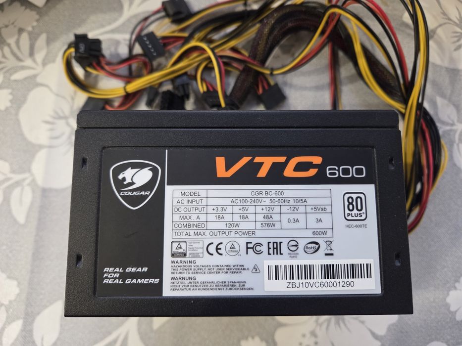 блок питания COUGAR VTC600 600W