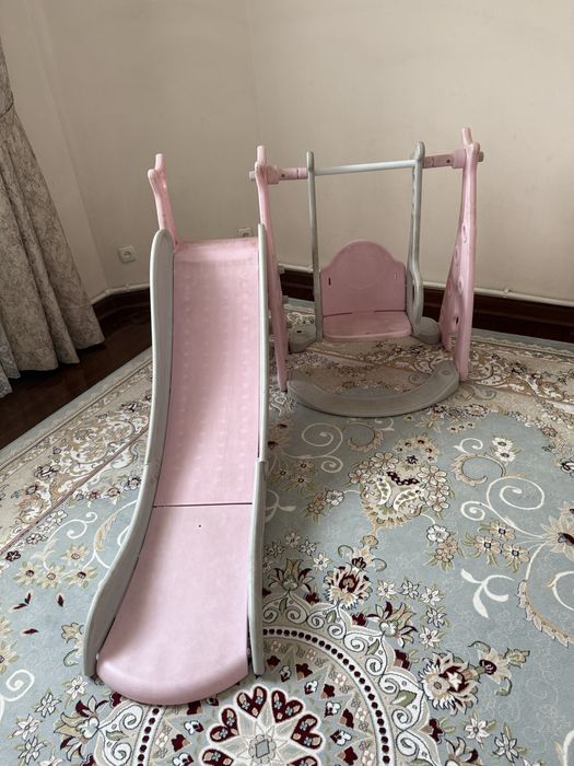 Детская качели и  горка