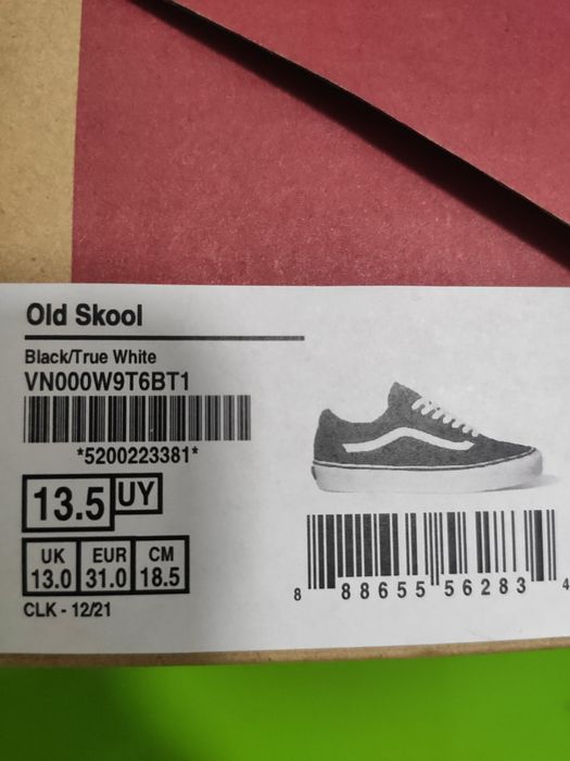 Кеды кроссовки детские оригинал Vans