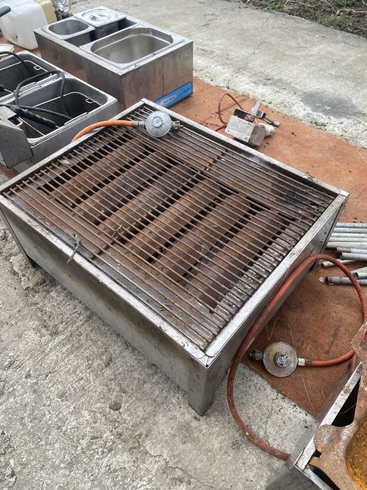 Gratare Gaz Neted + grilaj - Friteuze duble & simple - Bain Marie Banc