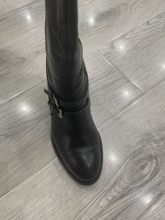 Кожаные сапоги Баскони