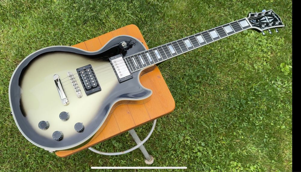 2024 Epiphone Adam Jones 1979 Les Paul Custom Antique Silverburst