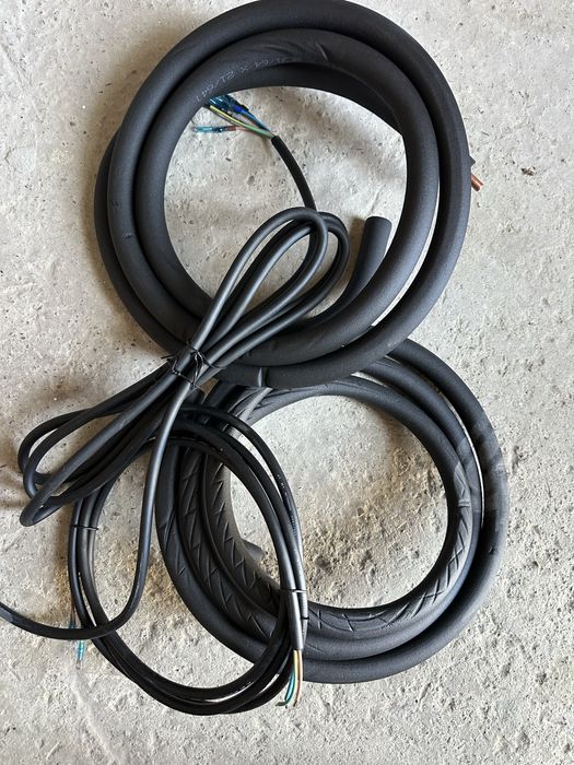 Kit instalare aer condiționat – țevi cu izolație, cabluri și accesorii