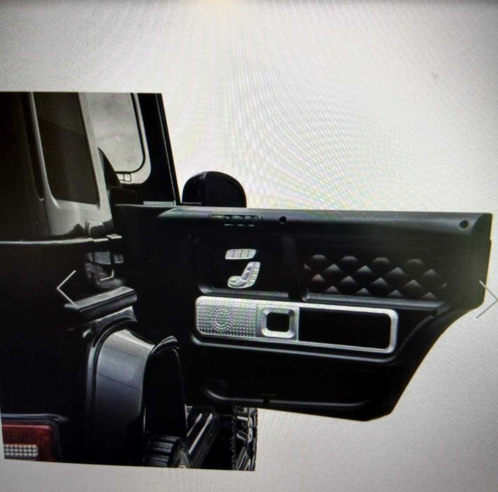 Акумулаторен джип Mercedes Benz G63,12V с меки гуми и кожена седалка