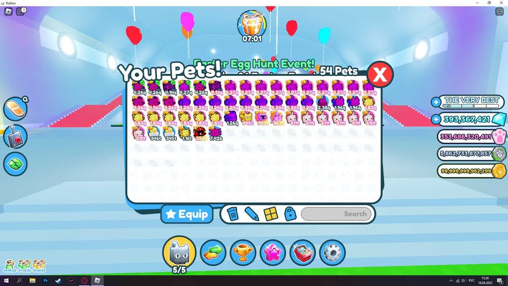 Pet simulator x петы