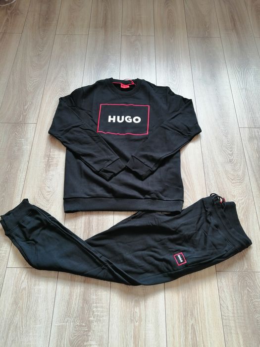 Мъжки спортен екип в черен цвят  S XXL