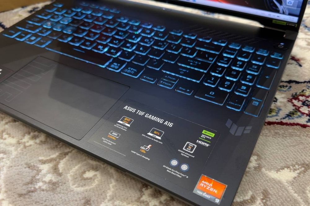 Игровой ноутбук ASUS TUF GAMING A16 Reyzn 9 7845HX/RTX4070 8гб/ОЗУ 32г