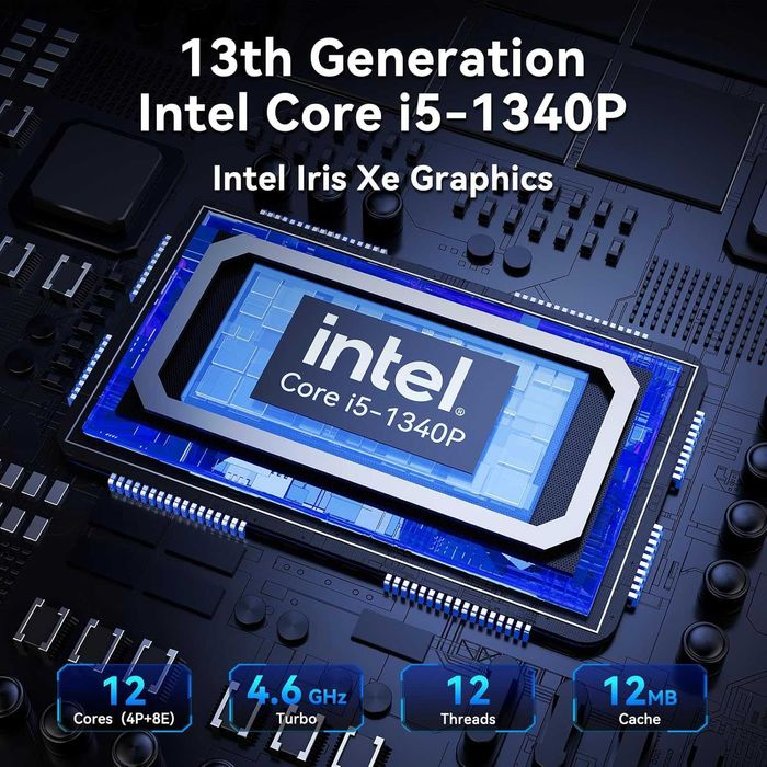 Mini PC Мини Пк Intel NUC 13 Pro  Core i5-1340P 16Gb DDR4 / 500Gb SSD