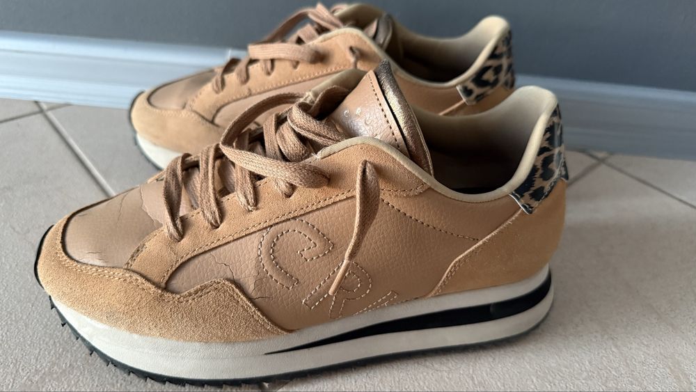 Маратонки Adidas, Lacoste , Cruyff бежави, черни сандали
