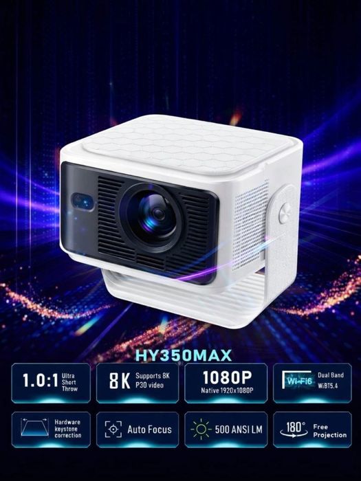 Проектор HY350 4K Android 1000 каналы  и фильмы Прошитый