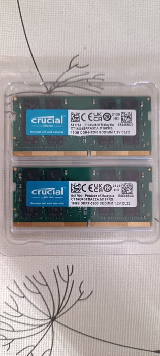 32 GB DDR4-3200 SODIMM