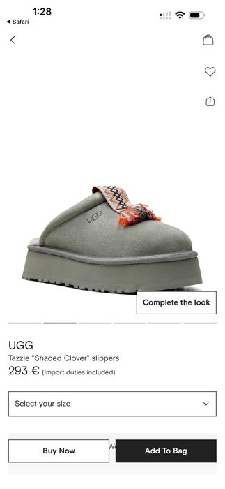 Papuci UGG tazzle platforma