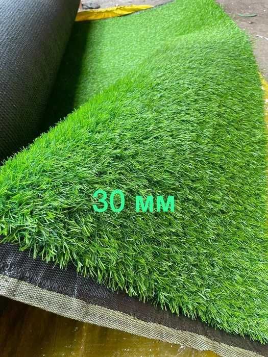 Монтаж искусственного газона