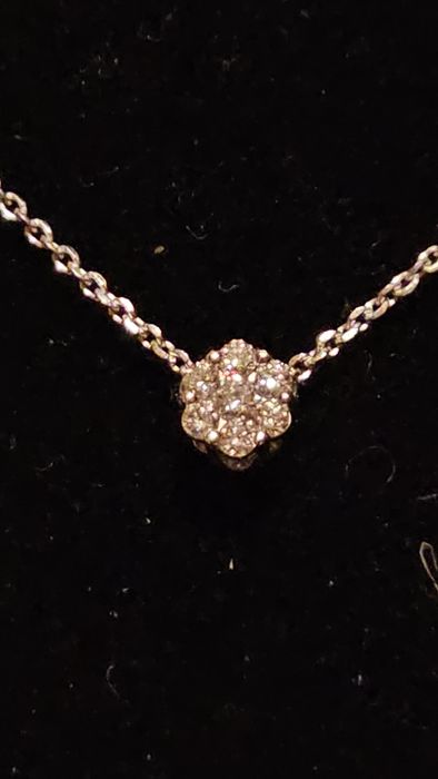 Colier din aur 18k cu diamante naturale