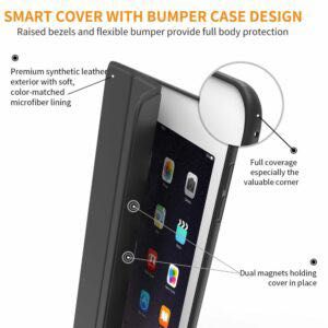Калъф TECH-PROTECT SMARTCASE за IPAD 9.7 2017/2018 (pink/black)