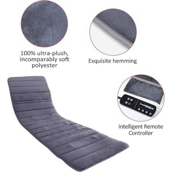 Масажна подложка за цялото тяло с топлина COMFIER