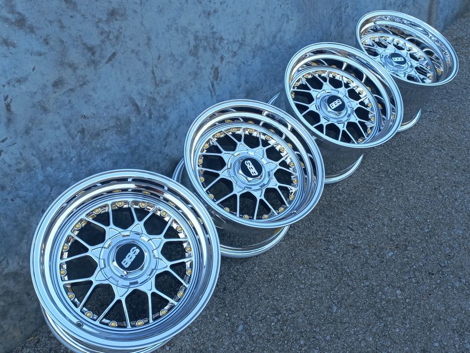 16"4х100 Bbs Fm3 Chrome 9-10j et15-12 Bmw E30 Golf 2 3...Чисто Нови..