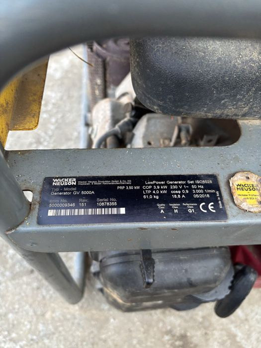 Inchiriez generator 4 kw