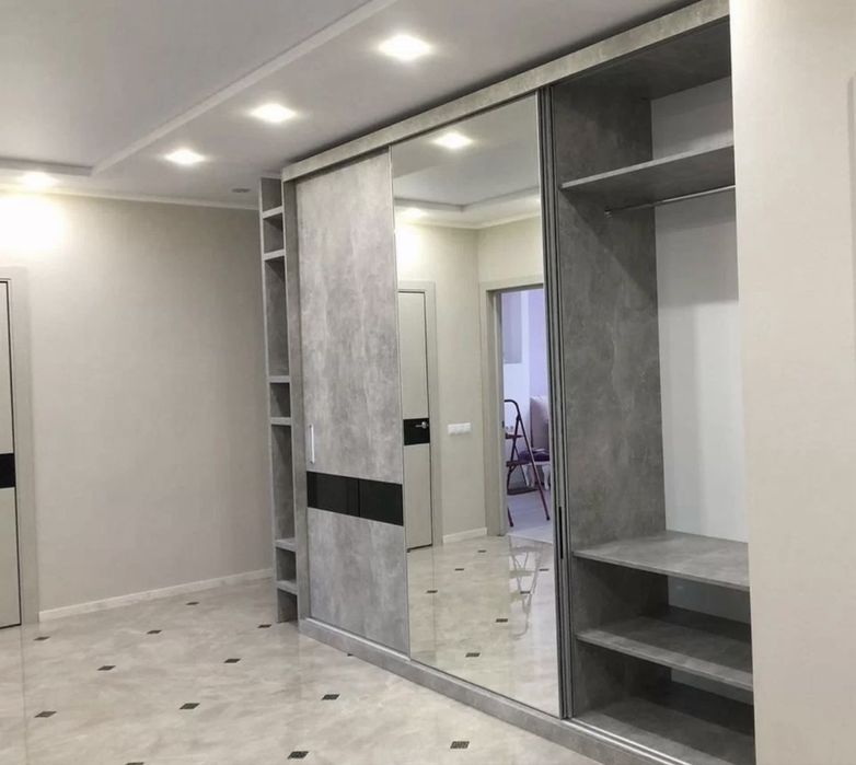 Шкаф купе графит