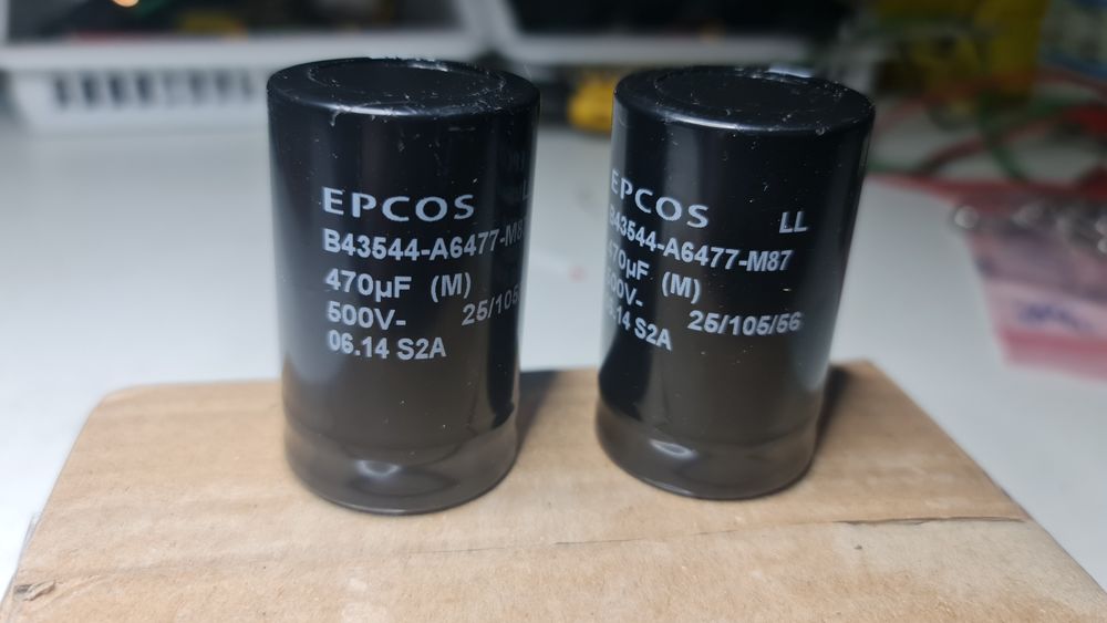 condensator 500V 470uF 320uF pt. invertor hybrid, sau 390