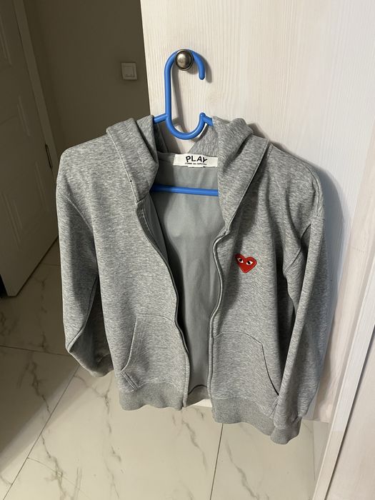 PLAY  comme des garcons зип худи
