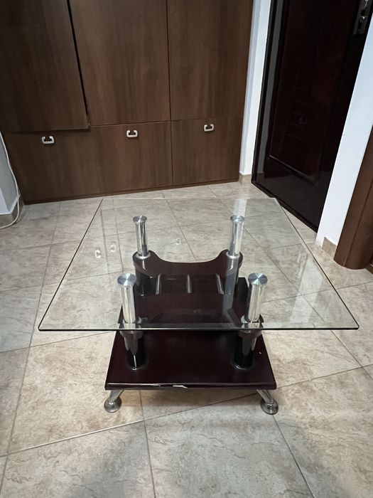 Masuta de cafea de sticla