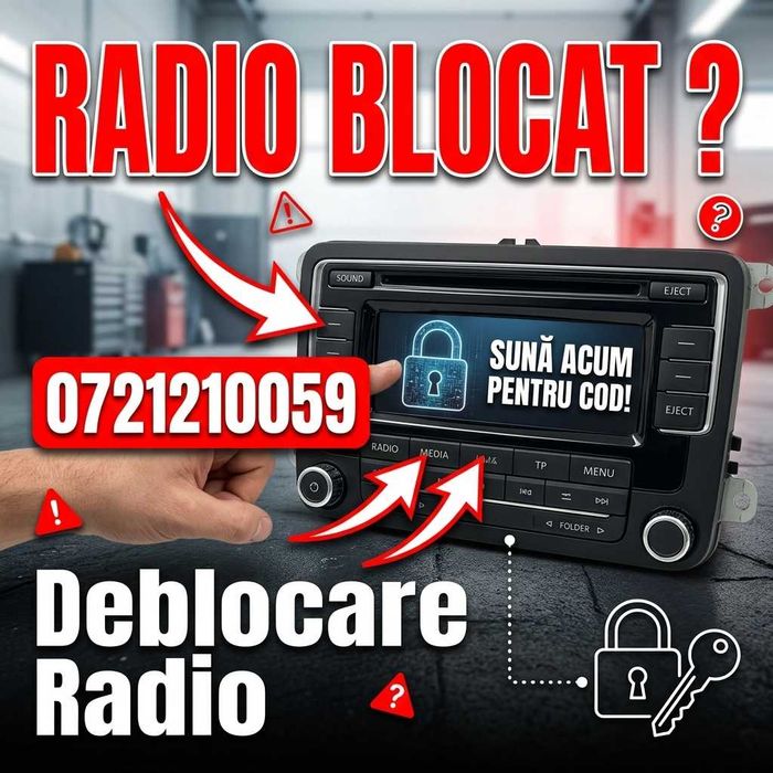 Cod Pin Radio Casetofon Mercedes Sprinter Vito Crafter Peugeot Boxer Expert Citroen Jumper Fiat Ducato Becker Audio Deblocare Ecran