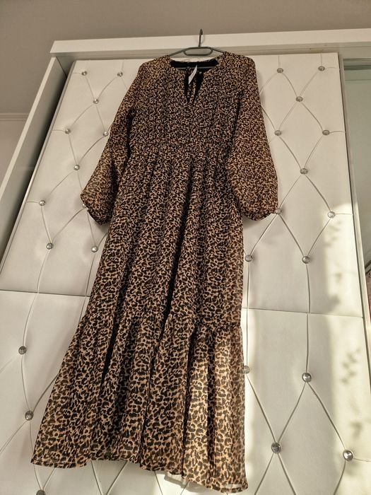 Rochie vaporoasa animal print