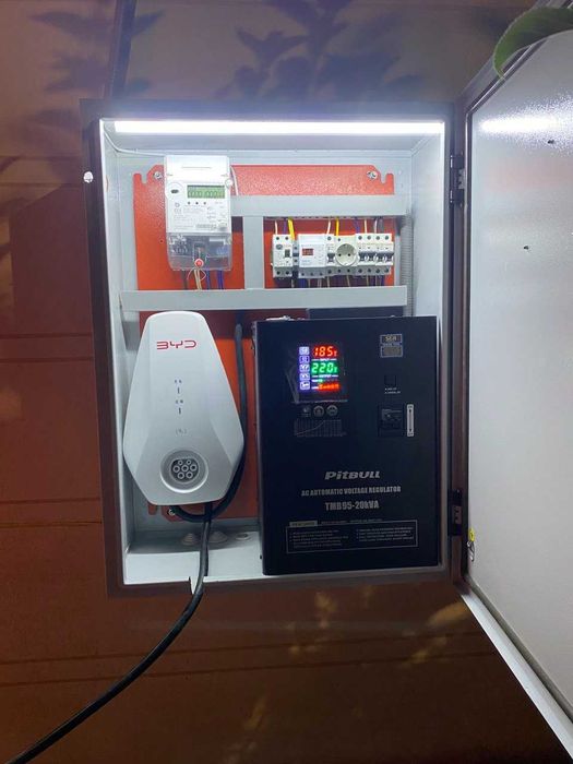 Elektromobil zaryadka stansiya | зарядное устройство установка E-18