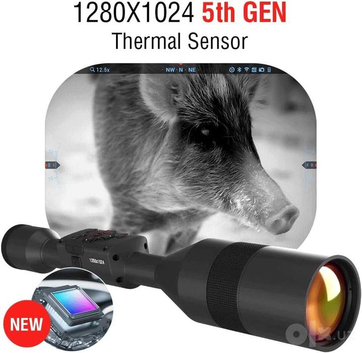 Тепловизионный прицел ATN Thor 5XD Gen5, 1280x1024, 4-40х made in USA