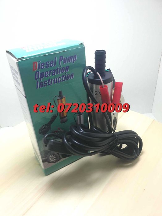 Pompa Electrica Pentru Combustibil 12v Cu Furtun Produs Nou