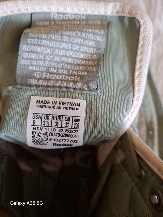 Кецове Reebok номер 36