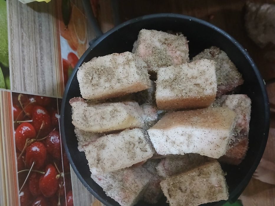 Сало солёное домашнее
