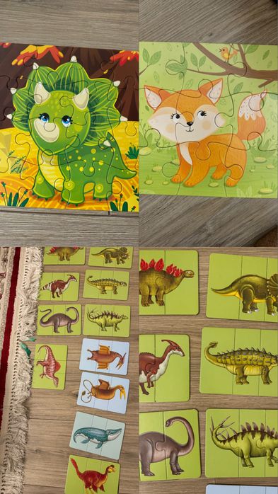 Пазлы 3 вида в идеальном состоянии