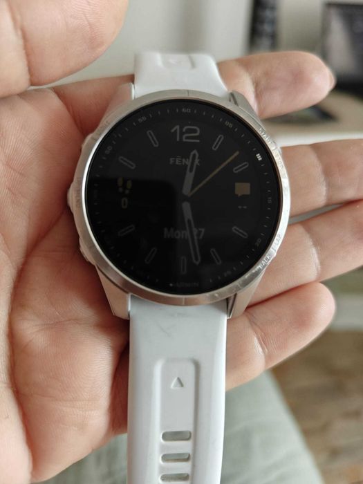 Часовник Smartwatch Garmin Fenix 7S, 42mm, Silver/Whitestone