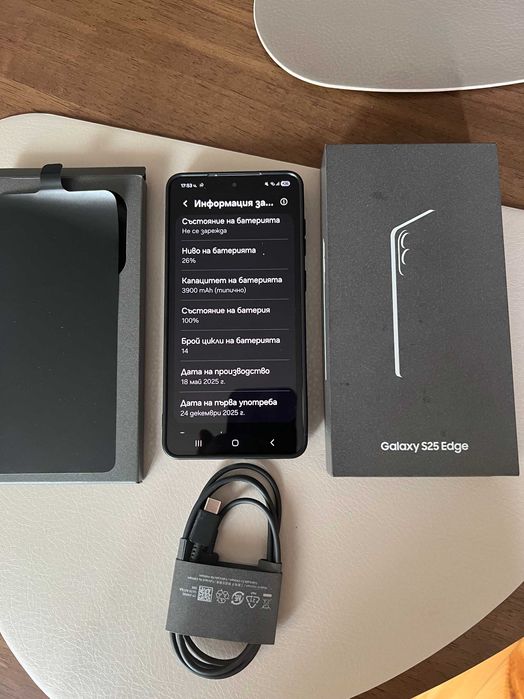 Samsung s25 EDGE, 512MB,  590 Eur / Бартер за s26