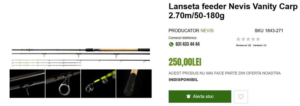 Set 2 lansete pescuit Nevis cu mulinete Okuma - pentru pescuit din barca sau de pe mal