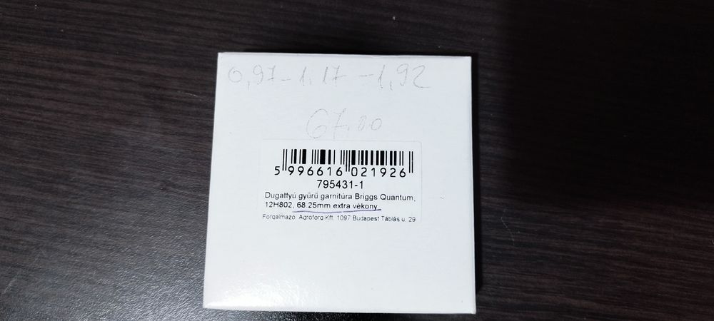 Segmenti 68 biggstratton