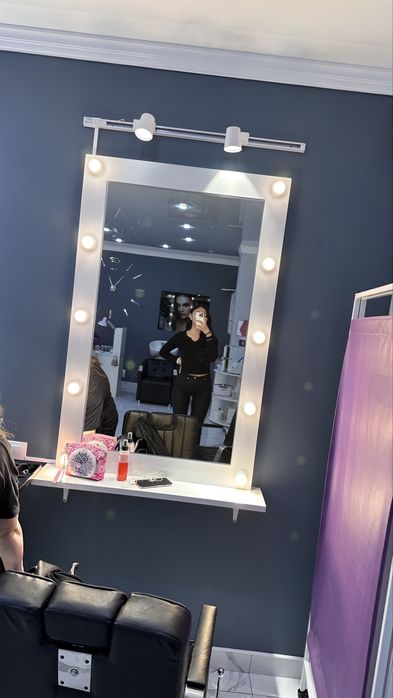 Кожаные скинни джинсы Mango