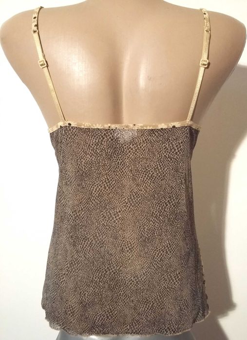 Maieu extra fin casual de corp model PatchWork imprimeuri floricele