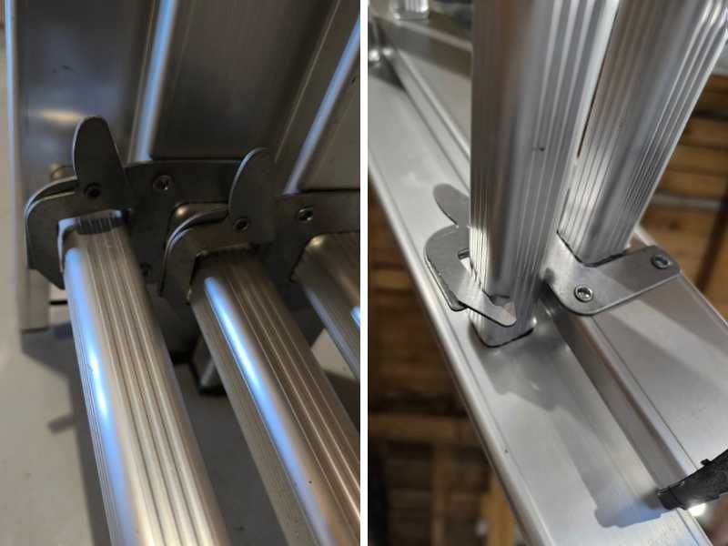 Стълба алуминиева трираменна 3х7 4.76м 150кг