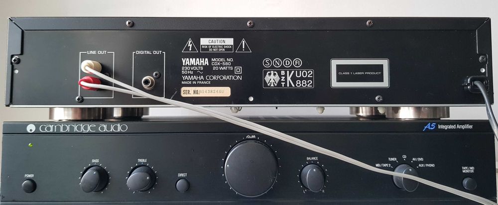 CD Player Yamaha CDX-580 Tehnologie PRO-BIT Coaxial pt Amplificator