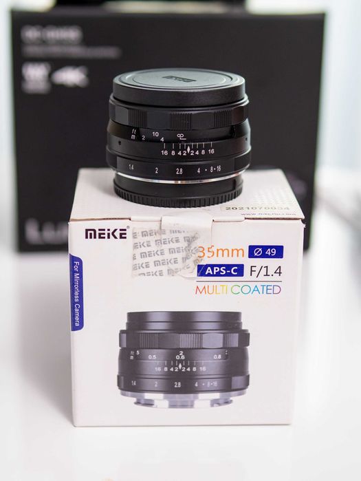 Obiectiv Manual Meke 35mm F1.4 APS-C MFT