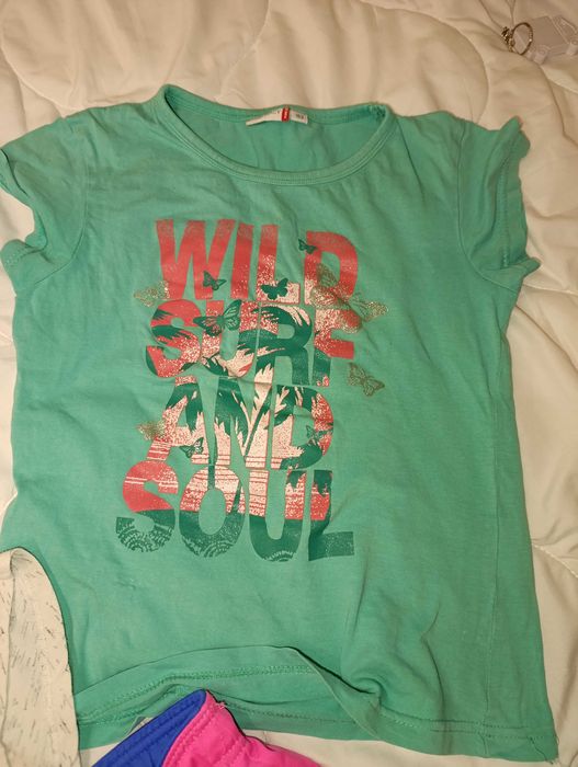 146/152 Лот летни дрешки за момиче блузки и къси панталони