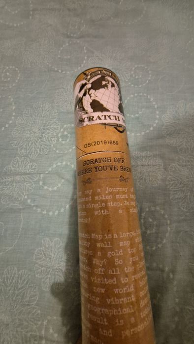 Скреч карта на света