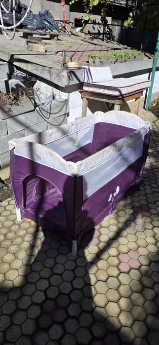 Бебешка кошара с  двулицев матрак Pier Carden