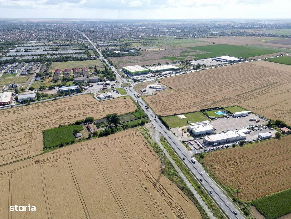 Teren 7653mp cu PUZ aprobat DN Arad Oradea