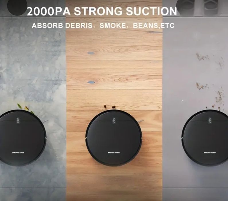 2-в-1 робот прахосмукачка PALTOR с дистанционно, моп и HEPA филтър НОВ