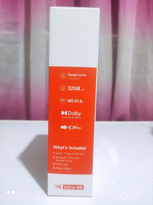 Xiaomi TV Box S 3rd Gen, MDZ-32-AA, оригинал, не вскрытая.