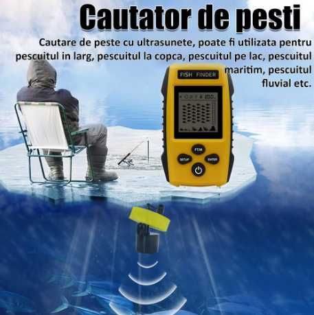 100M преносим сонар за риба със сонарен сензор